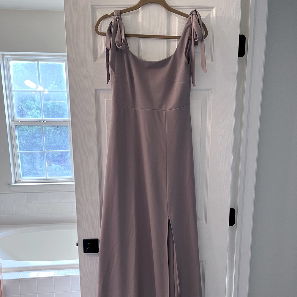 Tan/taupe bridesmaids dress